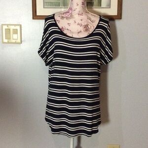 Expresso Black & White Top